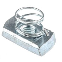 Unistrut Channel Nut, M10, Nut Base Dimensions 21 x 41mm, Steel, 0.04kg