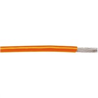 Alpha Wire Orange, 0.23 mm2 Hook Up Wire Premium Series , 30m