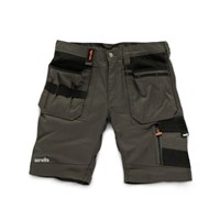 New Scruffs Trade Grey Men's Fabric Shorts Waist Size 40in