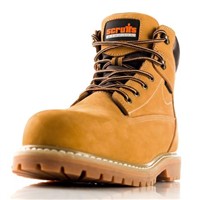 New Scruffs Sharpe Tan Steel Toe Cap Ankle Safety Boots, UK 11, EU 46, US 12