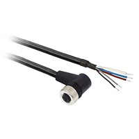 New Telemecanique Sensors XZCP12V12L20 Pre-Wired Connector, For Use With Daisy-Chain Safety Switch, Preventa XCSR