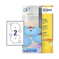 New Avery CD labels w/software guide,114.5mm