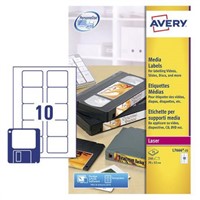 New Avery White Address Label, Pack of 25