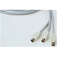 CORDON MINIDIN 6 M/M 6M 6m 6-Pin Male Mini-DIN to 6-Pin Male Mini-DIN Audio Video Cable Assembly