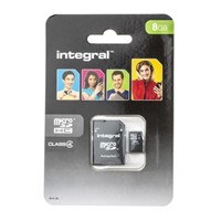 New Integral Memory 8 GB MicroSDHC Card Class 4