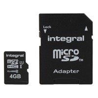 New Integral Memory 4 GB MicroSDHC Card Class 10