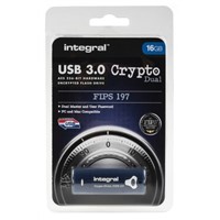 New Integral Memory 16 GB Crypto Dual197 USB Flash Drive