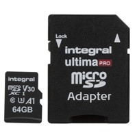 New Integral Memory 64 GB MicroSDXC Card Class 10, UHS-1 U3