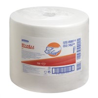 New Kimberly Clark Roll of 750 White Wypall Dry Wipes for Industrial Use