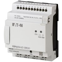 New Eaton EASY-E4 Logic Module, 12/24 V dc Relay, 4 (Analogue), 8 (Digital) x Input, 4 x Output