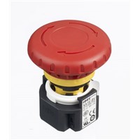New Idec Emergency Button - 2NC, Pull or Turn, Push-to-Lock, 40mm, Mushroom Head