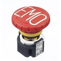 New Idec Emergency Button - 2NC, Pushlock Turn, 40mm, Mushroom Head