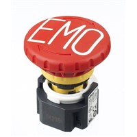 New Idec Emergency Button - 4NC, Pushlock Turn, 40mm, Mushroom Head