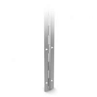 New Pinet Plain 304 Stainless Steel Piano Style Hinge with a Knuckle Pin, 2040mm x 44mm x 2mm
