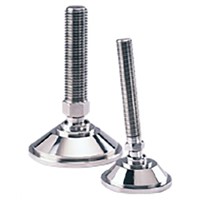 Nu-Tech Engineering Adjustable Feet A080/008 M16 200mm, 70mm Dia. Stainless Steel, Stainless Steel 2000kg Static Load