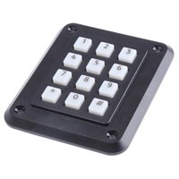 IP65 12 key telephone format keypad