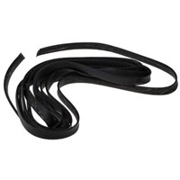 HellermannTyton Expandable Braided PET Black Cable Sleeve, 12mm Diameter, 5m Length