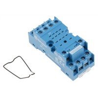 Finder 14 Pin Relay Socket, DIN Rail, Panel Mount for use with 55.34 Series Relay