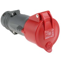 Legrand 16A Red Plastic Industrial Power Socket, IP44