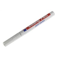 Edding White 0.8mm Extra Fine Tip Paint Marker Pen for use with Glass, Metal, Plastic, Wood