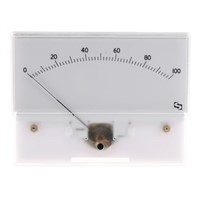 Sifam Tinsley Analogue Panel Ammeter 100A DC, 55.5mm x 121mm, 1.5 % Moving Coil