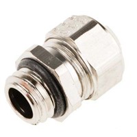 SES A1 PG21 Cable Gland, Nickel Plated Brass, IP68