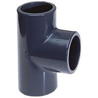 Georg Fischer 90 Equal Tee PVC Pipe Fitting, 3/8in
