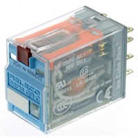 Releco DPDT Plug In Latching Relay - 5 A, 24V ac