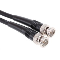 Radiall Male BNC to Male BNC RG59 Coaxial Cable, 75