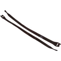 HellermannTyton Black Hook &amp;amp; Loop Cable Tie, 330mm x 12.5 mm