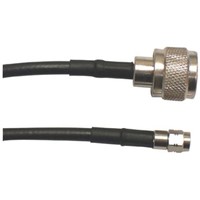 Radiall Male N to Male SMA RG142 Coaxial Cable, 50