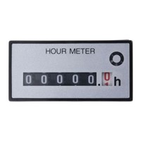 Panasonic Hour Counter, 6 digits, Tab Connection, 220 V ac