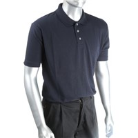 Dickies Navy Men's Cotton Short Sleeved Polo, UK- L, EUR- L