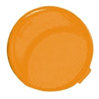 Panel Mount Indicator Lens Round Style, Amber, 16mm diameter