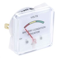 HOBUT Analogue Panel Battery Meter 12V, -20C to +40C, 8% Accuracy