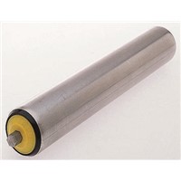 Interroll Stainless Steel Round Spring Loaded Conveyor Roller 50mm x 550mm