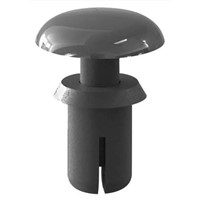 4.5mm Black Plain Nylon Snap Rivet, 2.6mm diameter, 2  3 mm Thickness