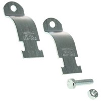 2 piece steel pipe clamp,46.8-50.8mm dia