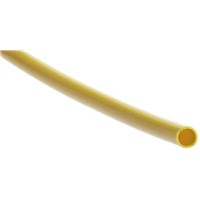 HellermannTyton Silicone Rubber Yellow Protective Sleeving, 4mm Diameter, 25m Length, SLPLU 40 Series