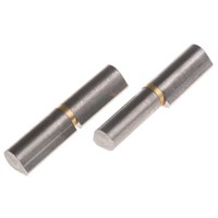 Pinet Raw Steel Hinge Weld-on, 45mm x 10mm