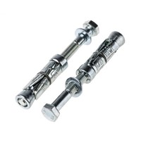 RawlPlug Steel Shield Anchor M8, fixing hole diameter 14mm, length 95mm