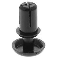 7.1mm Black Plain Nylon Snap Rivet, 3.5mm diameter, 3  4 mm Thickness