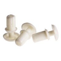 7.1mm White Plain Nylon Snap Rivet, 3.5mm diameter, 3  4 mm Thickness