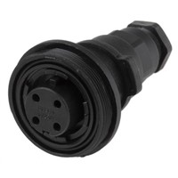 Bulgin, 4 contacts In-line Socket Screw IP68