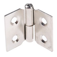 Pinet Nickel Plated Steel Concealed Hinge Screw, 30mm x 40mm x 1.2mm