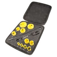 11 piece maintenance HSS hole saw kit