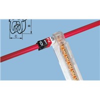 Legrand Clip On Cable Marker, Pre-printed 2 Red 2.8  3.8mm Dia. Range