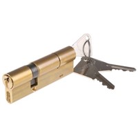 Vachette Brass Euro Cylinder Lock, 60 x 30mm