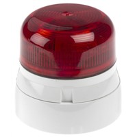 Klaxon Flashguard Red LED Beacon, 230 V ac, Steady, Surface Mount