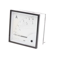 HOBUT D96SD Analogue Panel Ammeter FSD 0/5A Dual Scale 0/10A &amp;amp; 0/3A AC, 96mm x 96mm Moving Iron